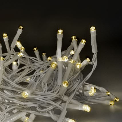 Brilagi - LED kalėdinė lauko girlianda 120xLED/8 funkcijos/3xAA 9,5m balta IP44 šilta balta + nuotolinio valdymo pultas