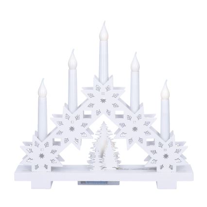 Brilagi - LED kalėdinė žvakidė 5xLED/2xAA