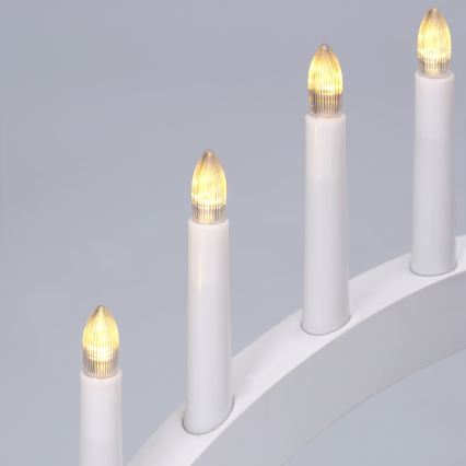 BRILAGI - LED kalėdinė žvakidė 7xLED/2xAA balta