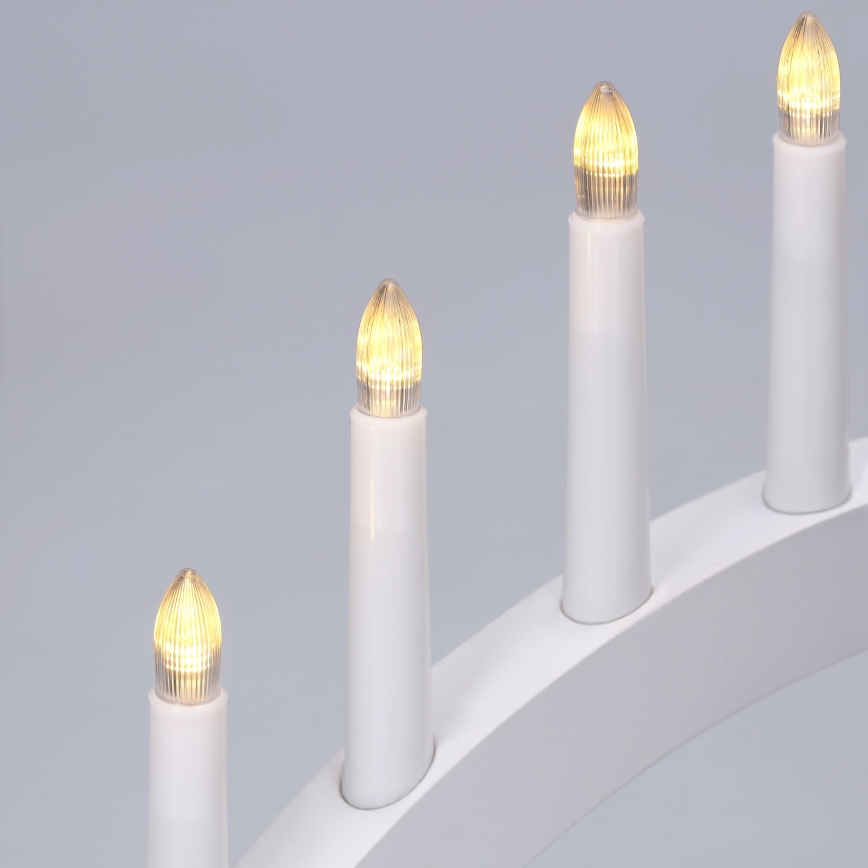 BRILAGI - LED kalėdinė žvakidė 7xLED/2xAA balta