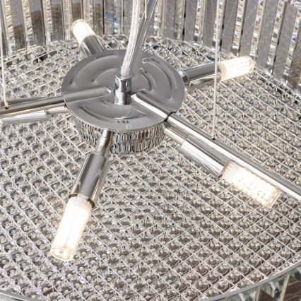 Brilagi - LED krištolinė liustra ant laido GLAMOUR 5xG9/42W/230V