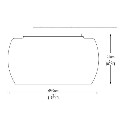 Brilagi - LED krištolinis lubinis šviestuvas JEWEL 5xG9/40W/230V skersmuo 40 cm