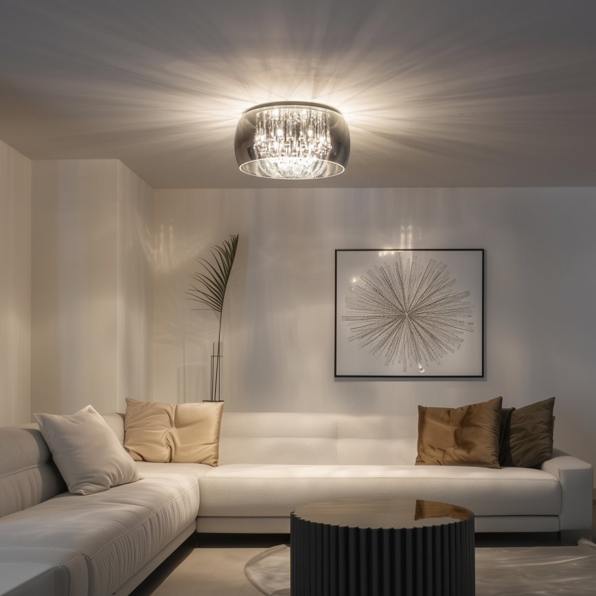 Brilagi - LED krištolinis lubinis šviestuvas JEWEL 6xG9/42W/230V