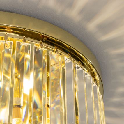Brilagi - LED Krištolinis lubinis šviestuvas MOZART 5xE14/40W/230V auksas