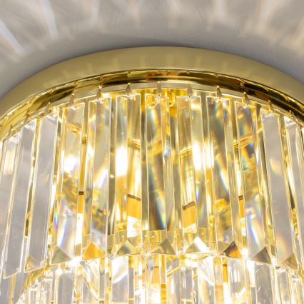 Brilagi - LED krištolinis lubinis šviestuvas MOZART 5xE14/40W/230V Ø 40 cm auksinis