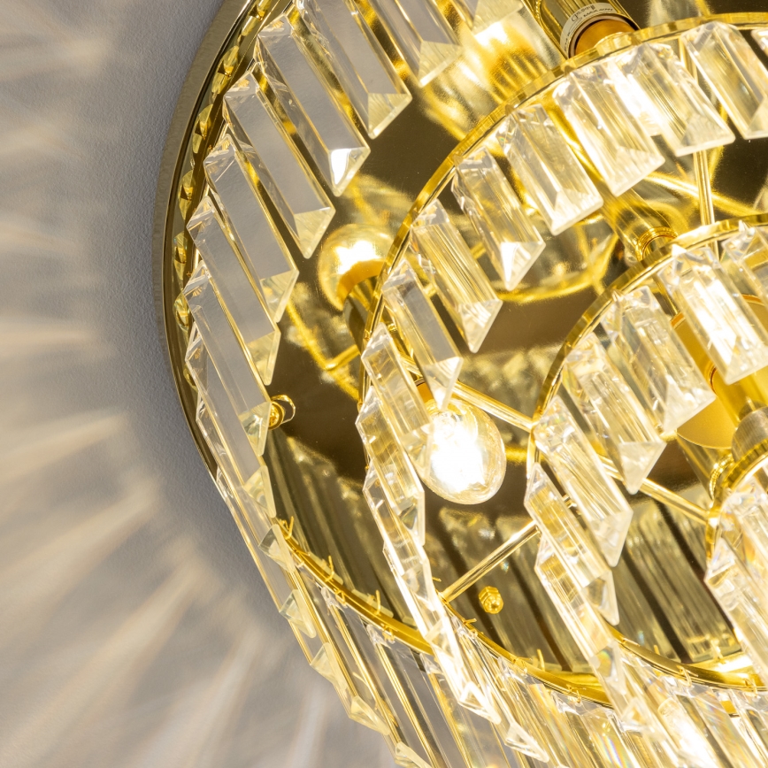 Brilagi - LED krištolinis lubinis šviestuvas MOZART 5xE14/40W/230V Ø 40 cm auksinis