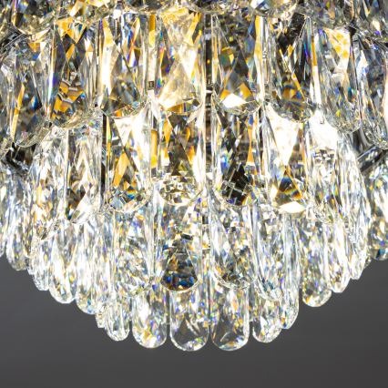 Brilagi - LED Krištolinis lubinis šviestuvas VELURE 5xE14/40W/230V auksas