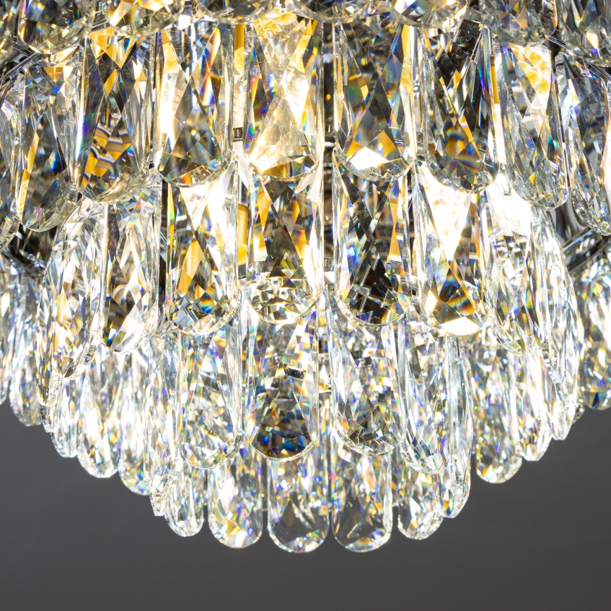 Brilagi - LED Krištolinis lubinis šviestuvas VELURE 5xE14/40W/230V auksas