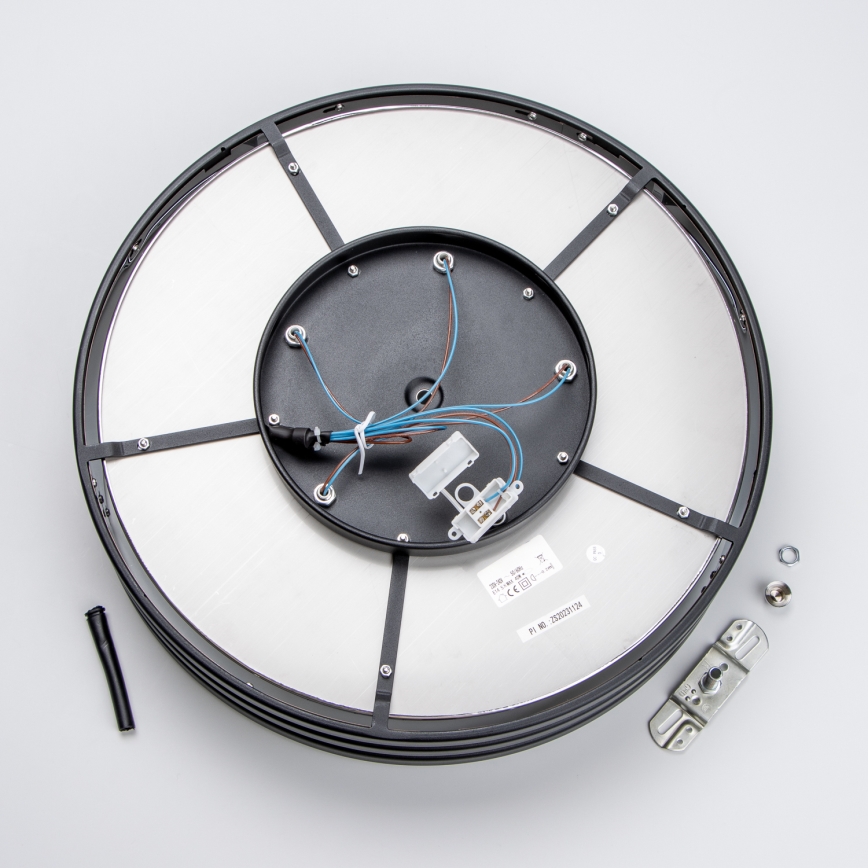 Brilagi - LED Krištolinis lubinis šviestuvas VELURE 5xE14/40W/230V juoda