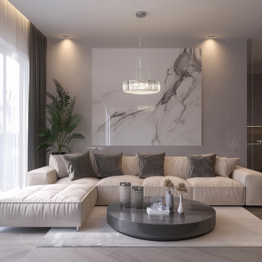 Brilagi - LED Krištolinis pakabinamas sietynas GLAMOUR 5xG9/42W/230V