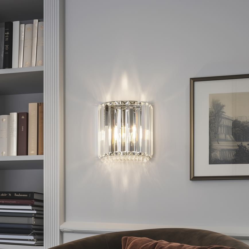 Brilagi - LED Krištolinis sieninis šviestuvas GLAMOUR 1xG9/42W/230V