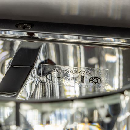 Brilagi - LED Krištolinis sieninis šviestuvas GLAMOUR 1xG9/42W/230V