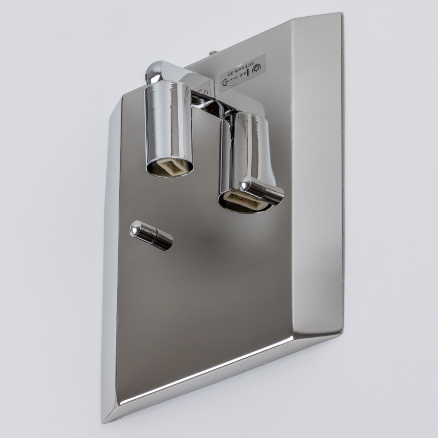 Brilagi - LED Krištolinis sieninis šviestuvas GLAMOUR 1xG9/42W/230V