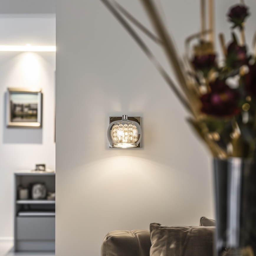 Brilagi - LED Krištolinis sieninis šviestuvas JEWEL 1xG9/42W/230V