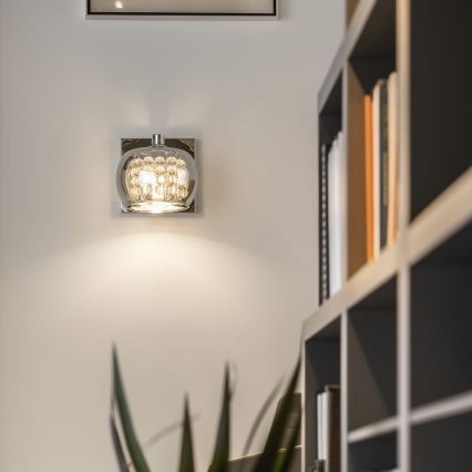 Brilagi - LED Krištolinis sieninis šviestuvas JEWEL 1xG9/42W/230V