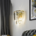 Brilagi - LED Krištolinis sieninis šviestuvas MOZART 2xE14/40W/230V auksas