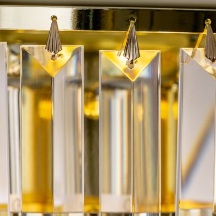 Brilagi - LED Krištolinis sieninis šviestuvas MOZART 2xE14/40W/230V auksas