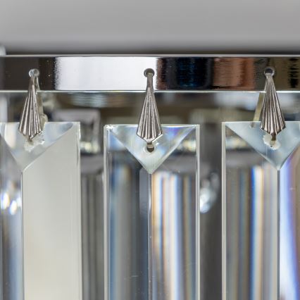 Brilagi - LED Krištolinis sieninis šviestuvas MOZART 2xE14/40W/230V blizgus chromas