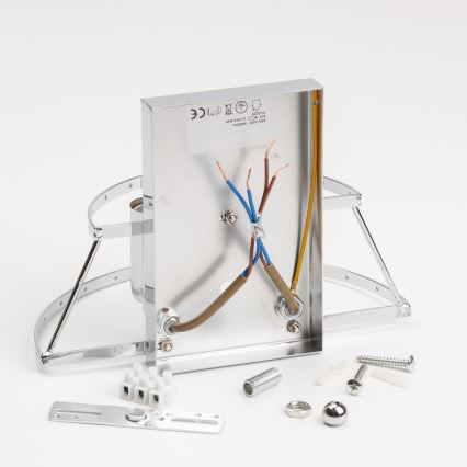 Brilagi - LED Krištolinis sieninis šviestuvas MOZART 2xE14/40W/230V blizgus chromas