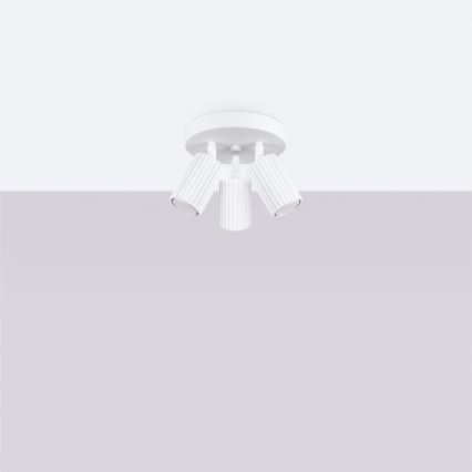 Brilagi - LED kryptinis šviestuvas CRESTO 3xGU10/10W/230V baltas