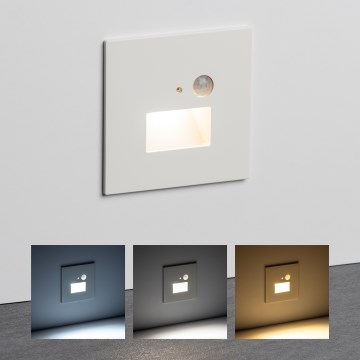 Brilagi - LED Laiptinės šviestuvas su judesio jutikliu JACK LED/1,5W/230V 3000K/4000K/6500K balta