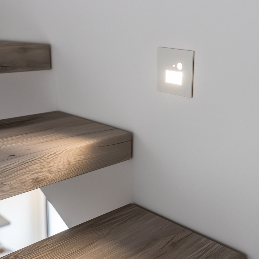 Brilagi - LED Laiptinės šviestuvas su judesio jutikliu JACK LED/1,5W/230V 3000K/4000K/6500K balta