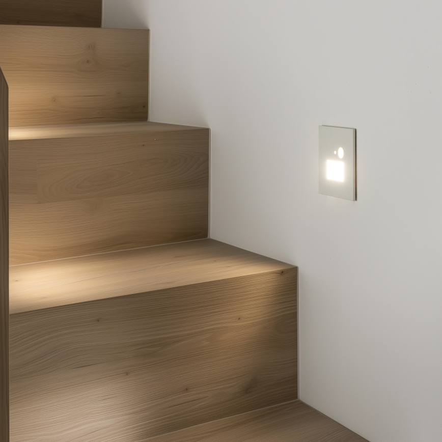 Brilagi - LED Laiptinės šviestuvas su judesio jutikliu JACK LED/1,5W/230V 3000K/4000K/6500K balta