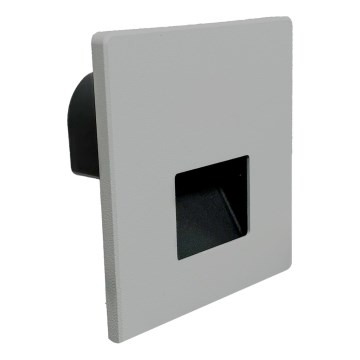 Brilagi - LED laiptų šviestuvas JACK LED/3W/230V 3000/4000/6500K IP65 pilka