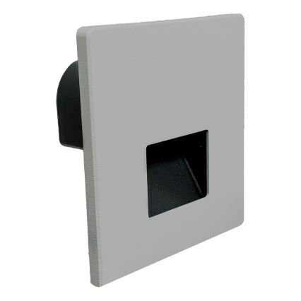 Brilagi - LED laiptų šviestuvas JACK LED/3W/230V 3000/4000/6500K IP65 pilka