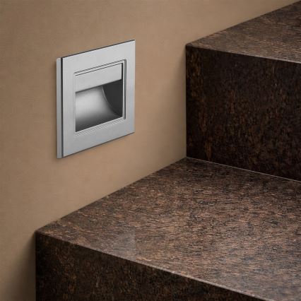 Brilagi - LED laiptų šviestuvas STEP LIGHT LED/1,5W/230V IP44 antracitas