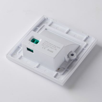 Brilagi - LED laiptų šviestuvas su jutikliu STEP LIGHT LED/1,5W/230V IP44 baltas