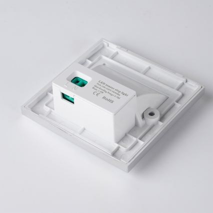 Brilagi - LED laiptų šviestuvas su jutikliu STEP LIGHT LED/1,5W/230V IP44 sidabro spalvos