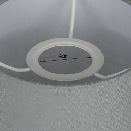 Brilagi - NUBILA lanksti LED sieninė lempa 1xE27/25W/230V + LED/3W žalvaris/šviesiai pilka