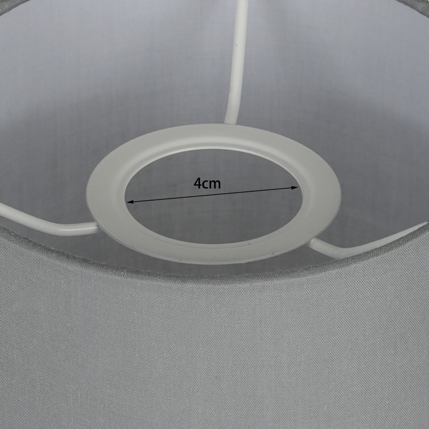 Brilagi - NUBILA lanksti LED sieninė lempa 1xE27/25W/230V + LED/3W žalvaris/šviesiai pilka