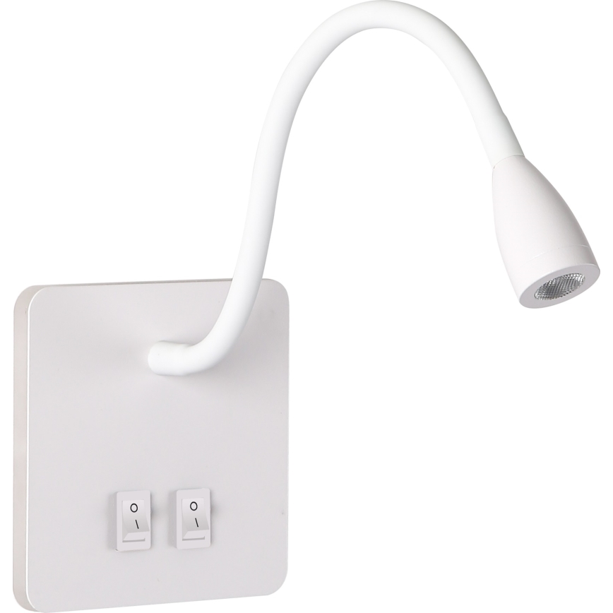 Brilagi - LED Lankstus sieninis šviestuvas MAYA Double LED/4W/230V + LED/3W balta