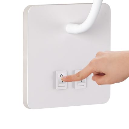 Brilagi - LED Lankstus sieninis šviestuvas MAYA Double LED/4W/230V + LED/3W balta