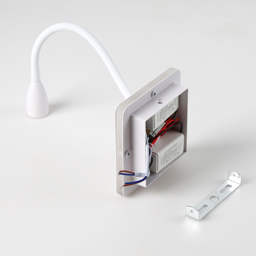 Brilagi - LED Lankstus sieninis šviestuvas MAYA Double LED/4W/230V + LED/3W balta
