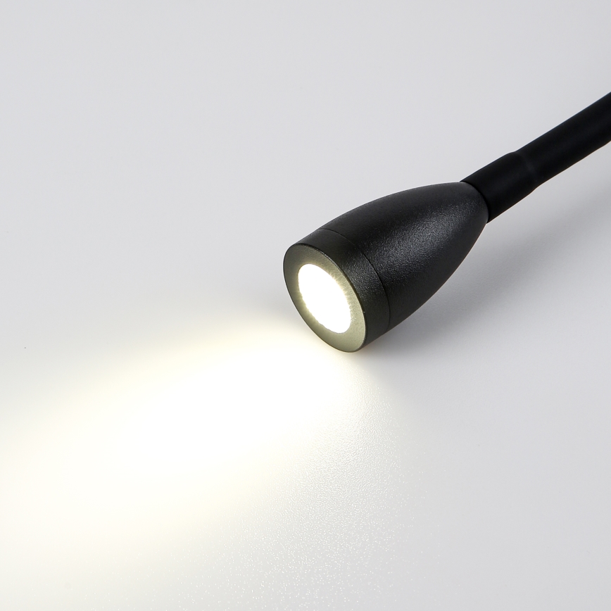 Brilagi - LED Lankstus sieninis šviestuvas MAYA Double LED/4W/230V + LED/3W juoda