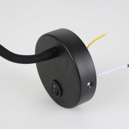 Brilagi - LED Lankstus sieninis šviestuvas MAYA LED/3W/230V 4000K juoda/auksas