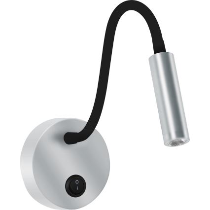 Brilagi - LED Lankstus sieninis šviestuvas MAYA LED/3W/230V 4000K sidabras