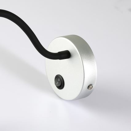 Brilagi - LED Lankstus sieninis šviestuvas MAYA LED/3W/230V 4000K sidabras