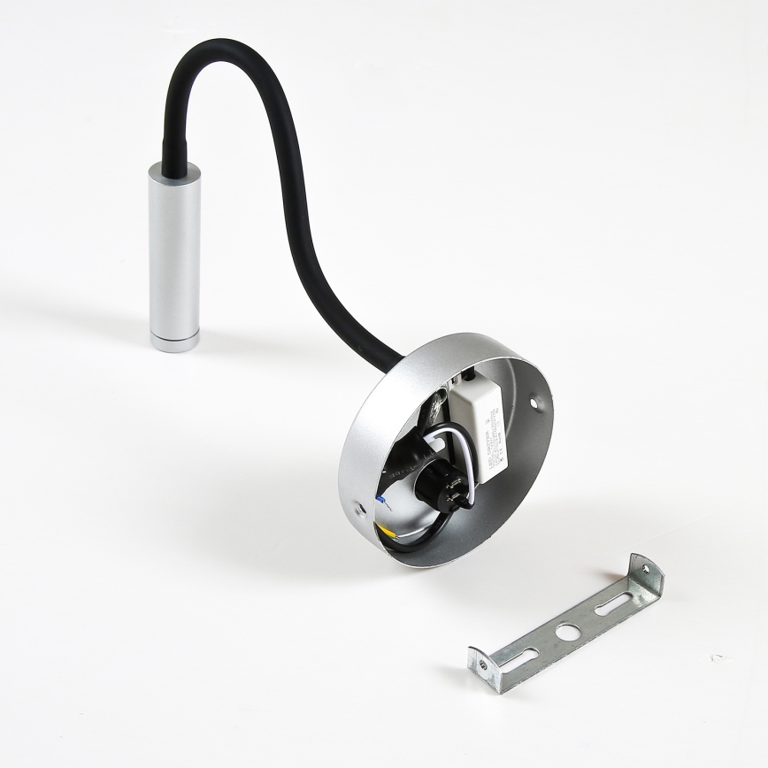 Brilagi - LED Lankstus sieninis šviestuvas MAYA LED/3W/230V 4000K sidabras