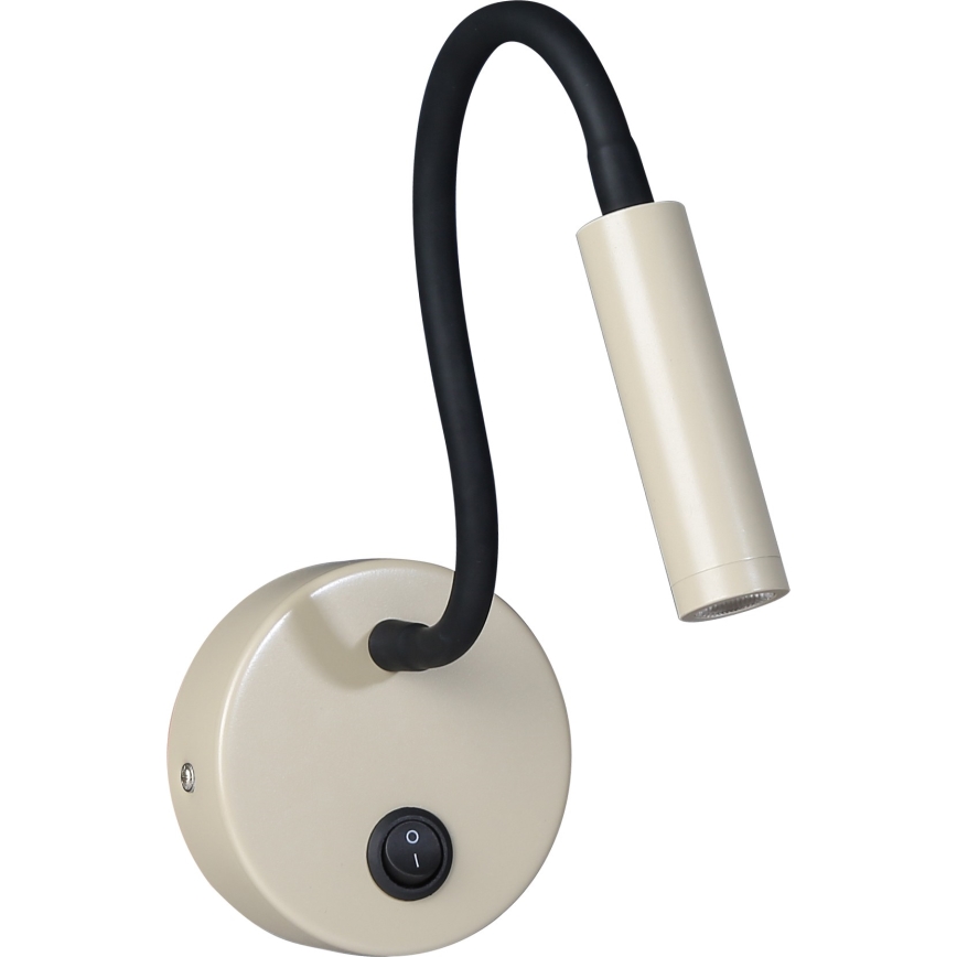 Brilagi - LED Lankstus sieninis šviestuvas MAYA LED/3W/230V 4000K smėlio spalva