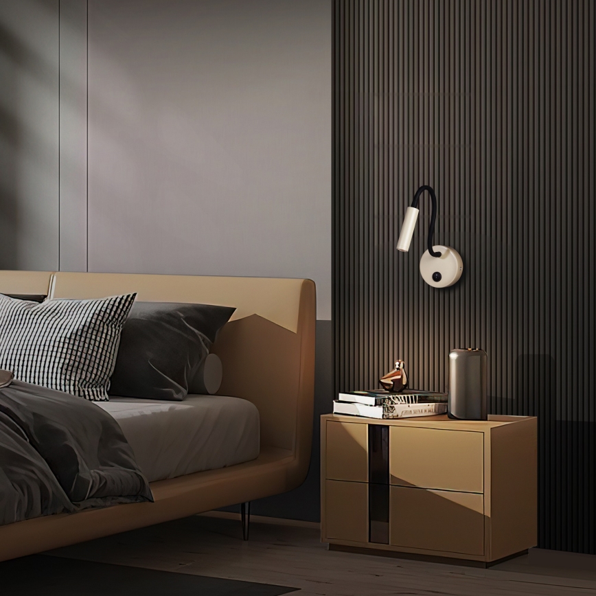 Brilagi - LED Lankstus sieninis šviestuvas MAYA LED/3W/230V 4000K smėlio spalva