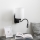 Brilagi - LED Lankstus sieninis šviestuvas NUBILA 1xE27/25W/230V + LED/3W juoda/balta