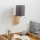 Brilagi - LED Lankstus sieninis šviestuvas NUBILA WOOD 1xE27/25W/230V + LED/3W ąžuolas/antracitas