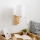 Brilagi - LED Lankstus sieninis šviestuvas NUBILA WOOD 1xE27/25W/230V + LED/3W ąžuolas/balta