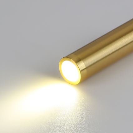 Brilagi - LED lanksti sieninė lempa su USB prievadu MAYA LED/3W/230V 4000K juoda/auksinė