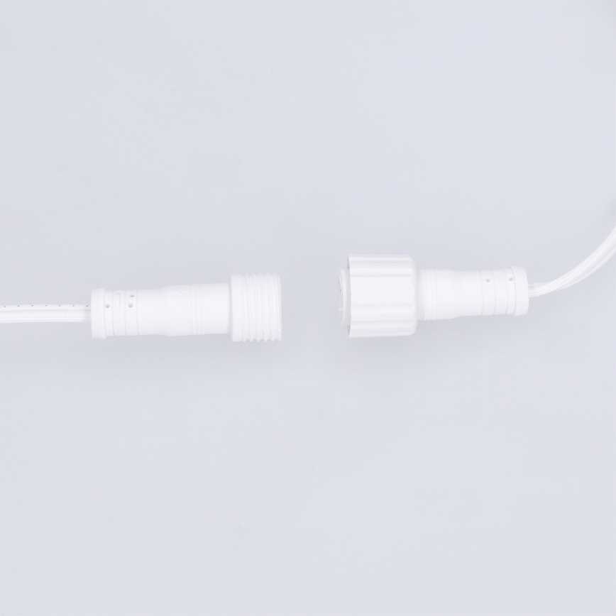 Brilagi - LED lauko dekoratyvinė girlianda GIRLANDA 10xE12/0,6W/230V 8m balta IP44 šiltai balta