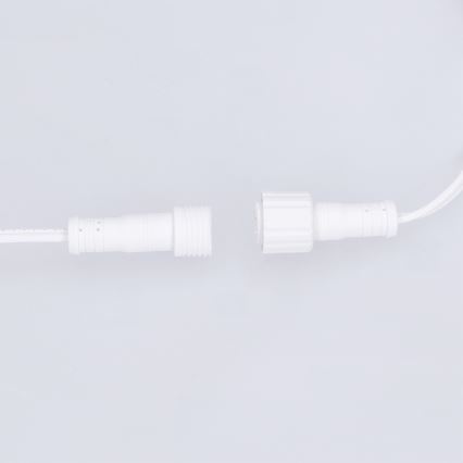 Brilagi - LED lauko dekoratyvinė girlianda GIRLANDA 25xE12/0,8W/230V 20m balta IP44 šilta balta